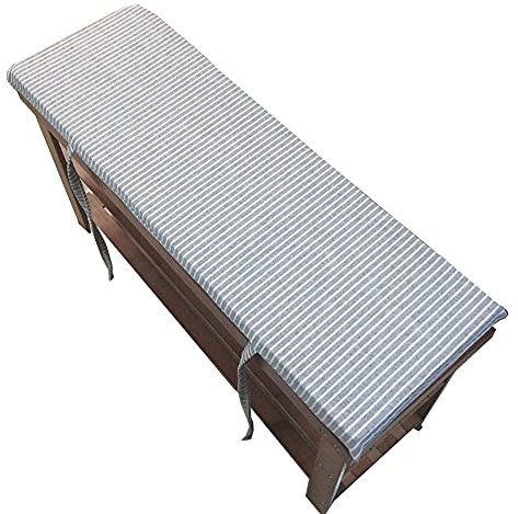 MOTT Bankkissen 150x40cm,Bequem und Weich Sitzkissen für Küchenbank Gartenbank Kissen für 2 oder 3-Sitzer,Bank-Auflage,Bankpolster,Sitzpolster,mit Befestigungsbändern