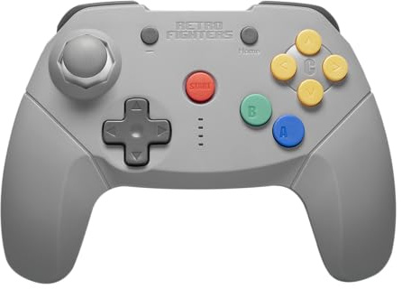 Retro Fighters Brawler64 Nintendo Switch Wireless Bluetooth NSO Edition Grey