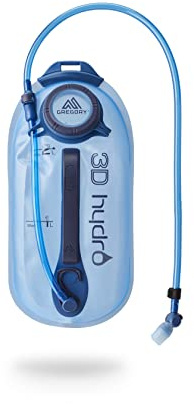 Gregory 3D Hydro 2L Day Hiking/Backpacking Hydration Water Reservoir/Bladder, Optic Blue