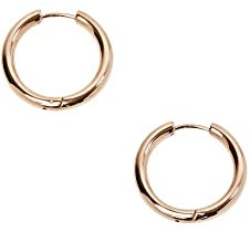 ESPRIT Damen-Creolen Edelstahl One Size, Roségold 32022952