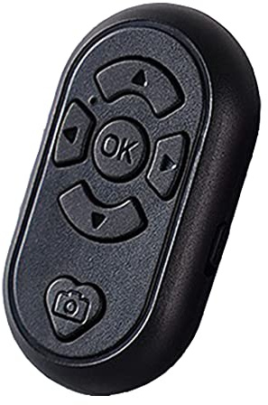 Wireless Bluetooth Remote Control Camera Shutter Button Rechargeable Type-C Charging Wireless Photo Video Selfies Camera Shutter with Bluetooth for Phone Controller for Android IOS (black)