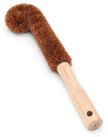 YAPAILANG Cleaning Brush,Kitchen Wooden Handle Fiber Cleaning Brush Dish Bottle Scrub Wash Tool