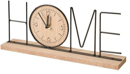 Ziiphon Mueble de TV Piezas de Decoración Hogar Salón Dormitorio Oficina Escritorio Reloj Decoración HOGAR