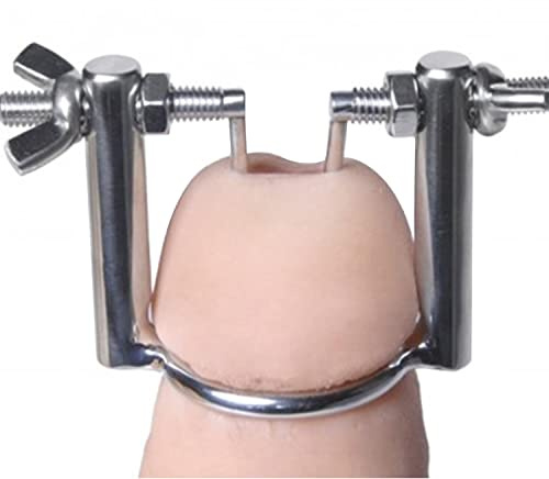 Fops Écarteur de Méat en Acier Inoxydable N05-15 – Dilatateur Urétral Externe avec Système de Vis, Sonde Masculine Ø 3mm, Stretching Médical BDSM, Dureté Extrême et Stimulation Contrôlée N05-15