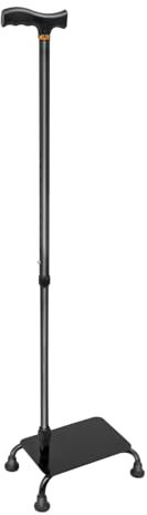 Aide à la montée d'escalier 2 en 1 - Demi-marches pour lève-escalier avec base - Quatre pieds antidérapants agrandis - 10 hauteurs réglables de 85 à 105 cm - Pour les personnes ayant des problèmes de