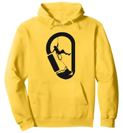 Rock or Mountain Climbing Gift for Climber Men Women Kids Pullover Hoodie