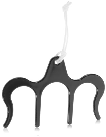 M-förmiger Notenclip aus Kunststoff Schwarz für Klaviernoten | Einzeln, zum Fixieren von Blättern, Leicht zu Tragen, für Musikliebhaber und Spieler