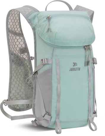 Fistcale Lightweight Waterproof Outdoor Backpack - 0.28kg Hiking & Cycling Bag with Large Capacity, Reflective Strips for Camping/Running/Commuting - Blue