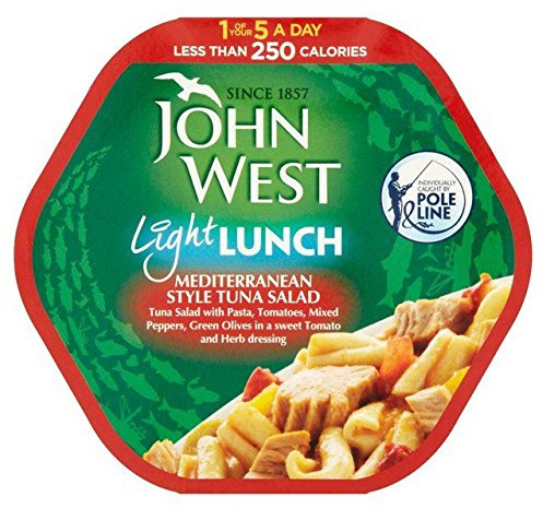John West Mediterranean Tuna Light Lunch 220g - Pack of 2