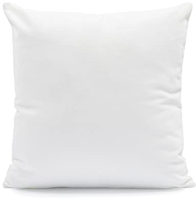 Kissenbezug 35x55 cm Uni Weiss Baumwolle Dekokissen Kissenhülle Couchkissen Sofakissen Deko Reißverschluss