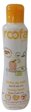 Gel de Baño para Bebés 200ml - Roofa - Hidratante con Miel y Extractos Naturales