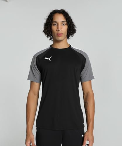 PUMA Unisex Teampacer Jersey T-shirt, svart, rökt, XXL