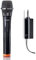 Lenco MCW-011BK - Microfono wireless, ricevitore 6,3 mm, ricevitore comune, festa karaoke, nero