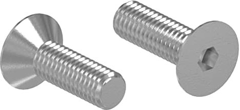 STEINBACHER© | (20x) Edelstahl Senkkopfschraube M5 x 16, A2, ISO 10642