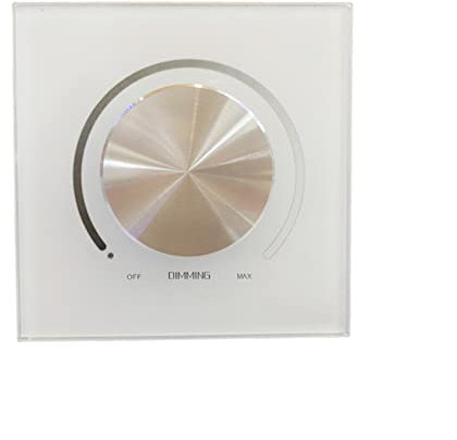 LAZIRO E610 LED 1-10V Dimmer 11 0V 240V. Eingang 5A Umschalttriebsanleitung Knob Panel Wandmontage Dimmregler Kompatibel for LTech