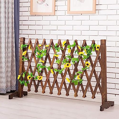 Valla/Valla de Madera/Decoración de Rejilla/Barandilla Telescópica/Valla de Jardín Al Aire Libre/Valla para Mascotas (Tamaño: 70x180cm) (Tamaño: 90x180cm) Interesting