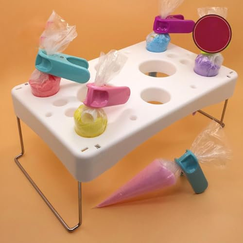 Support de poche à douille - Support de plateau d'exposition, sac de glaçage pour décoration de gâteaux | Outils de fabrication de gâteaux pour la pâtisserie, plateau d'affichage de a