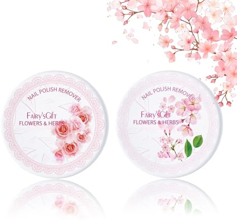 Virellay 2Pcs Nagellackentferner-Pads - Nail Polish Remover Wipes