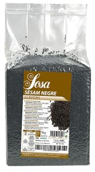 SOSA Sésamo negro - Frutos secos enteros - Formato 1kg - Uso alimentario professional