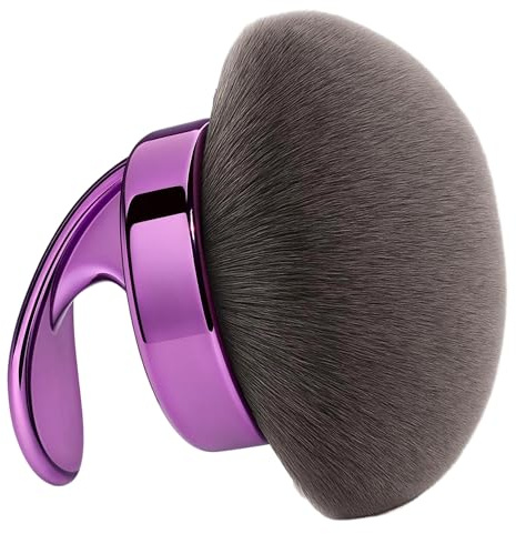 Blend & Blur Ultra Large Body Makeup Brush For Self Tanner, 5.11inch Wide-headed Kabuki Brush, Leg Makeup &Bronzer Self Tan Applicator Provides Effortless Pretty Finish, Blending Applicator- Purple