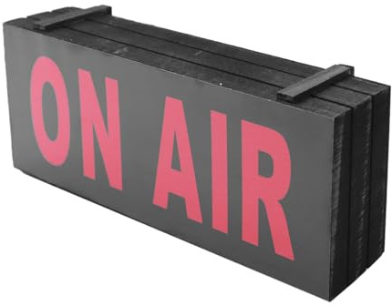 Durlo On-Air Recording Light Sign: Live Recording Light Streaming Broadcast Sign - for Bar Pub Club Wall Decor(Without Battery)