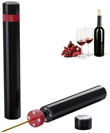 Sacacorchos Presión Para Vino, Abridor De Vino Aire Comprimido Presión Para Abridor de Botellas Portátil Sin Esfuerzo, Accesorio de Vino Elegante para Casa, Fiesta, Regalo