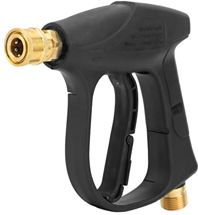 Pssopp Pistola Limpiadora de Alta Presión de 4350 PSI, Plástico y Latón, Limpiador Eléctrico Ajustable con 5 Boquillas para Vehículos, Entradas y Patios