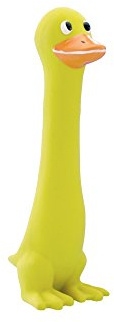 Nobby Latex Spielzeug für Hunde, Lulatsche klein, Ente, 18 cm