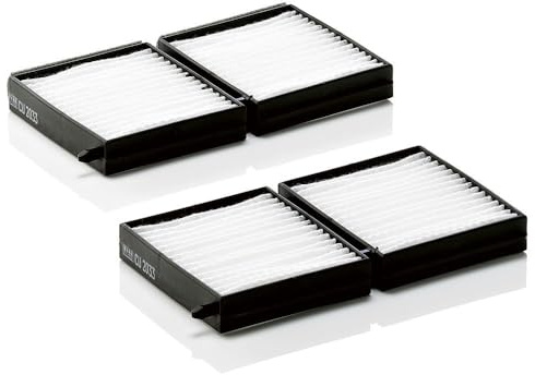 MANN-FILTER CU 2033-2 Innenraumfilter – Kabinenluftfilter Satz (2er Set) – Für PKW