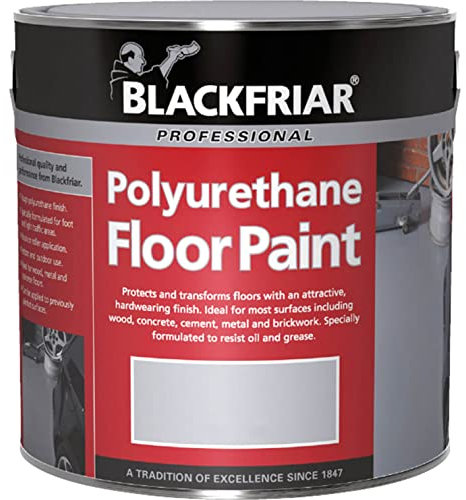 Blackfriar BKFPFPTR1L Professional Polyurethane Floor Paint, 1 Litre, Tile Red