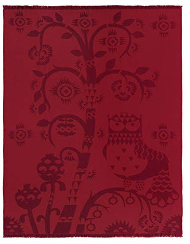 IITTALA Taika Wolldecke, 100% Wolle, 130 x 180 cm, Rot