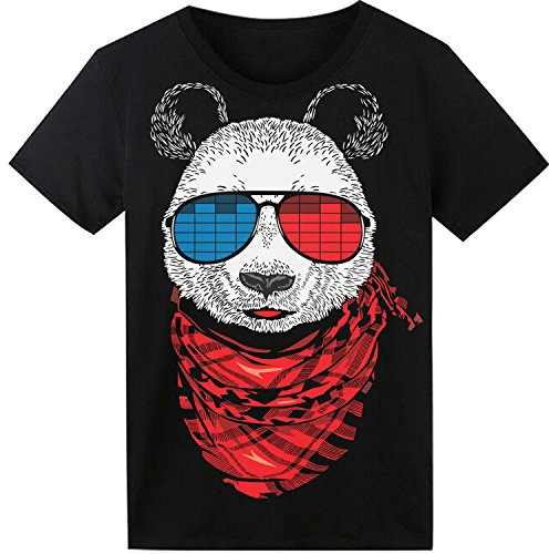 SOOOEC LED T-Shirt Sound Activated Equalizer T Shirt Light Up for Halloween EDM Party Hip Hop Cosplay Concert Costume Birthday DJ Gift Black