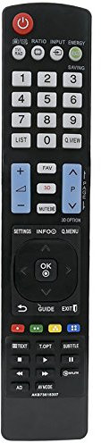 ALLIMITY AKB73615307 Télécommande Fit for LG HD TV 32LM3400 32LM611S 37LM611S 37LS3400 42LM3400 42LM615S 47LM615S 49LM615S 55LM615S