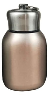 Minitermos de café de 300 ml, termo de viaje, termo de acero inoxidable, para uso en interiores y exteriores oro rosa