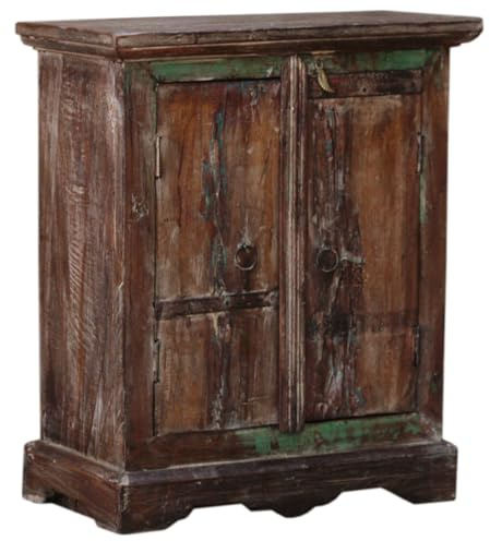 GURU SHOP Vintage sidoskåp, byrå, sängskåp, hallskåp – modell S11, 63 x 54 x 28 cm