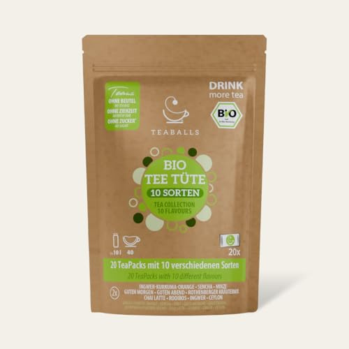 TEABALLS BIO - PROBIERTÜTE 10 Sorten zum Testen