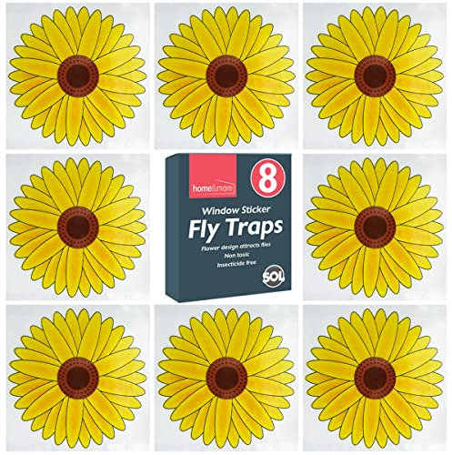 Fly Traps for Window | Fly Traps Indoor for Home Use | Fly Killer Stickers for Window | Turns Stickers sol