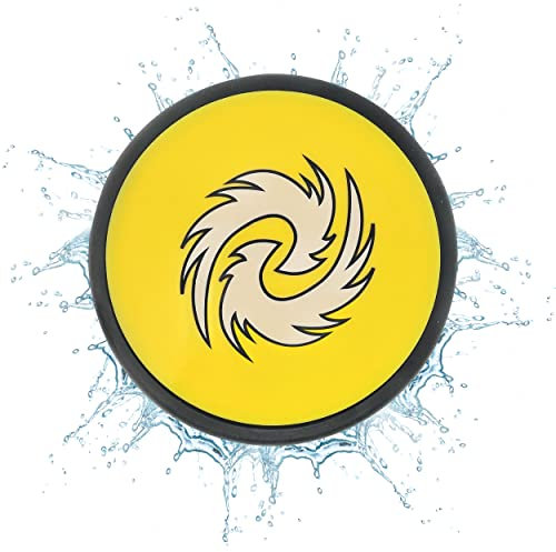 Wasser Frisbee Sommer Spaß - Die Wurfscheiben sind das Outdoor Fun Gadget - Water Bouncer der auf der Wasseroberfläche springt | Ø 10,5 cm | Spaß für Pool, Meer & Freibad (Wasserfrisbee groß)