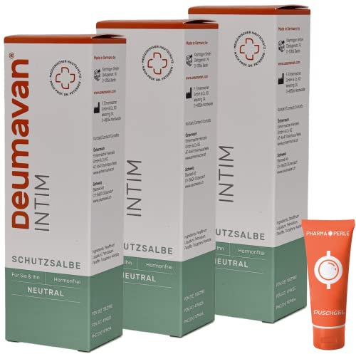 Deumavan intim Schutzsalbe I neutral I 3x 125 ml Sparset I plus PharmaPerle giveaway