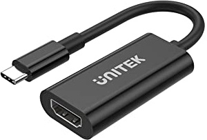 UNITEK Adapter USB-C auf HDMI 2.0, 4K@60Hz | V1421A | HDCP 2.3 | Spiegelungsmodus | Erweiterungsmodus | Thunderbolt 3 | DPA-Modus