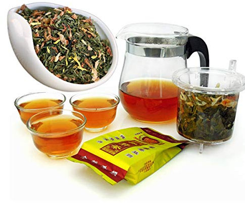 6PCS Lebertee Schützen Kräutertee China Original Dufttee Guter Tee Natürlicher Bio-Blumentee Grünes Essen ohne Zusatzstoffe Kräutertee