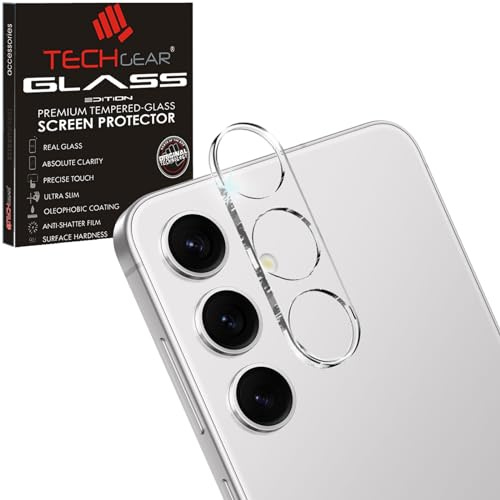TECHGEAR for Samsung Galaxy S24 Plus Camera Lens Protector, FULL Lens Protectors, Scratch-Resistant Ultra HD 9H Clear Tempered Glass Lens Cover for Samsung Galaxy S24+ 5G