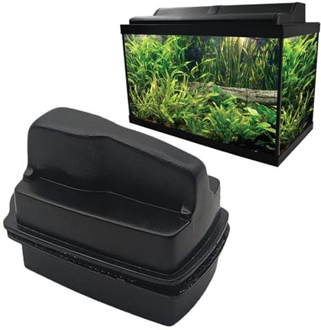 Aquarium Scheibenreiniger Magnet, Magnetischer Aquarium Glasreiniger, Doppelseitiger Aquarium Reinigungsbürste Reinigungswerkzeug, Algenentferner Aquarium, Aquarium Algen Reinigung, Aquarium Zubehör