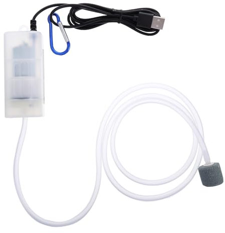 Parliky USB Mini Luftpumpe Für Aquarien Tragbare Sauerstoffpumpe Mit Niedrigem Stromverbrauch Und Leisen Betrieb Für Fisch Tanks Für Outdoor-aktivitäten Und Heimgebrauch