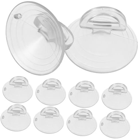 IWOWHERO 10pcs Silicone Light Bulb Suction Cup Extractor Mini Suction Cup Light Remover Tool for Recessed and High Reach LED Bulbs with 35mm Design