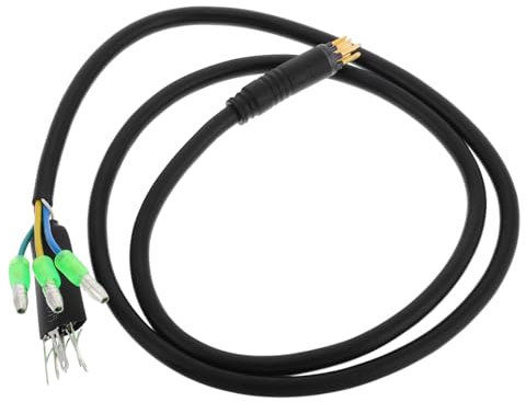 FELTECHELECTR Electric Bike Motor Conversion Cable Male Connector Motor Cable Extension Bike Adapter Wide Compatibility