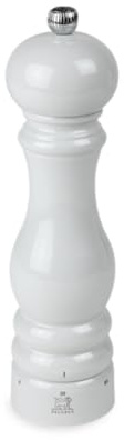 PEUGEOT - Salzmühle Paris u‘Select 22 cm - 6 Mahlgrade - Innovatives Zirlion-Mahlwerk für pulverfeines Salz - Aus PEFC-zertifiziertem Holz - Französisches Know-how - Perlgrau lackiert
