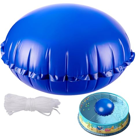 Weqizuerqi Pool Cover Cushion, Inflatable Pool Cushion, 1.2 x 1.2 m Ice Balancing Balloon for Water Pressure Distribution, Swimming Pool Cover in Cold