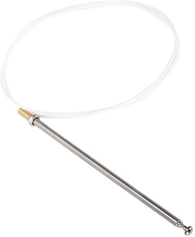 Qcwwy Autoradio-Antenne, Premium-Edelstahl-Ersatzantennenmast für W140 W124 W202 W210 R129 1992 Bis 2002