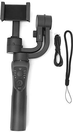 Vomeko 3 Axis Smartphone Gimbal Stabilizer, Handheld with 4000mAh Power Bank, Auto Panorama Follow Mode for Video, Vlogging, TikTok ﻿